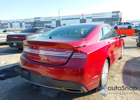 2017 Lincoln Mkz Hybrid Reserve из США, поврежденный, VIN 3LN6L5MUXHR642079